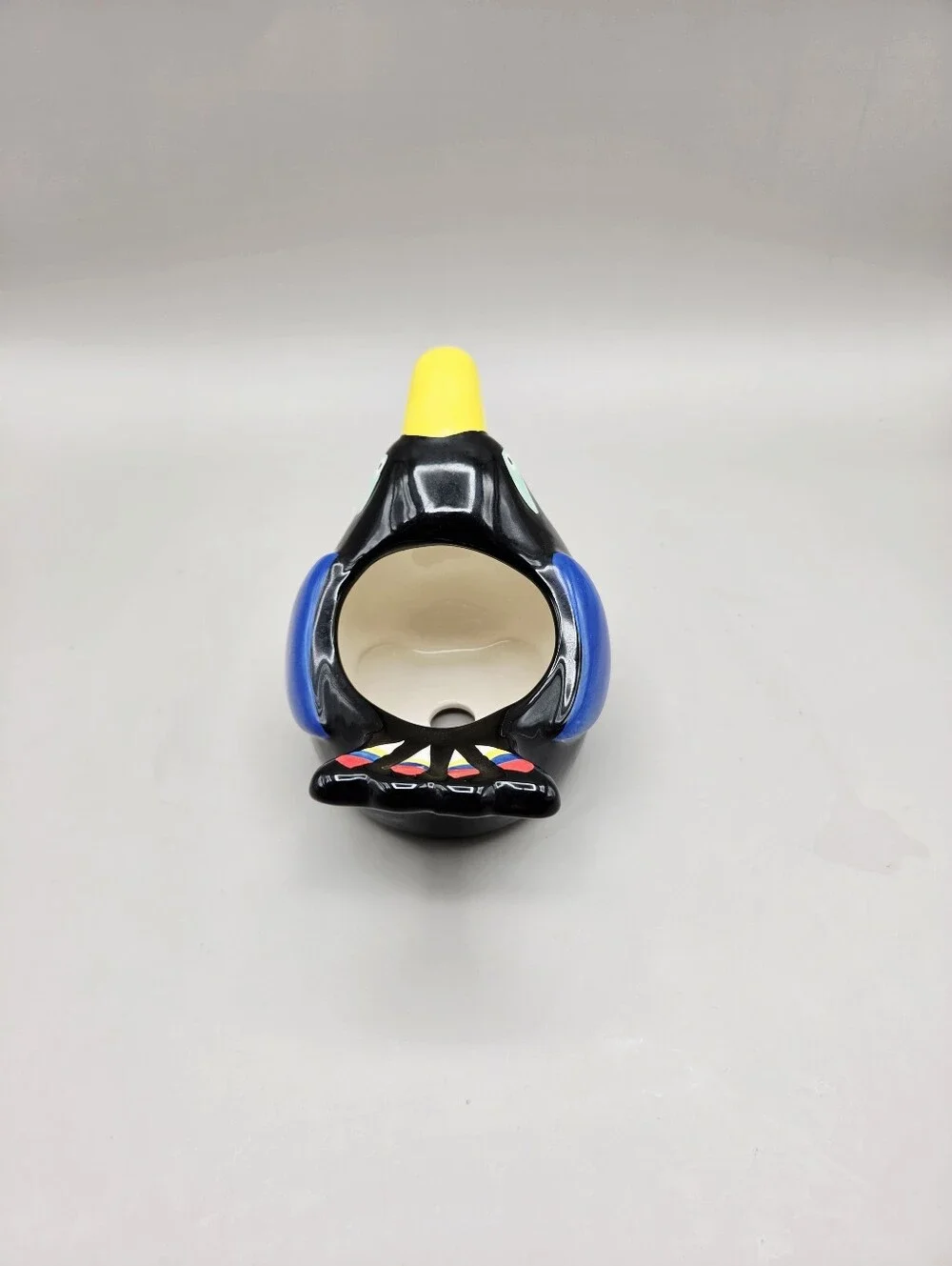 Toucan Ceramic Colorful Planter, NWOT